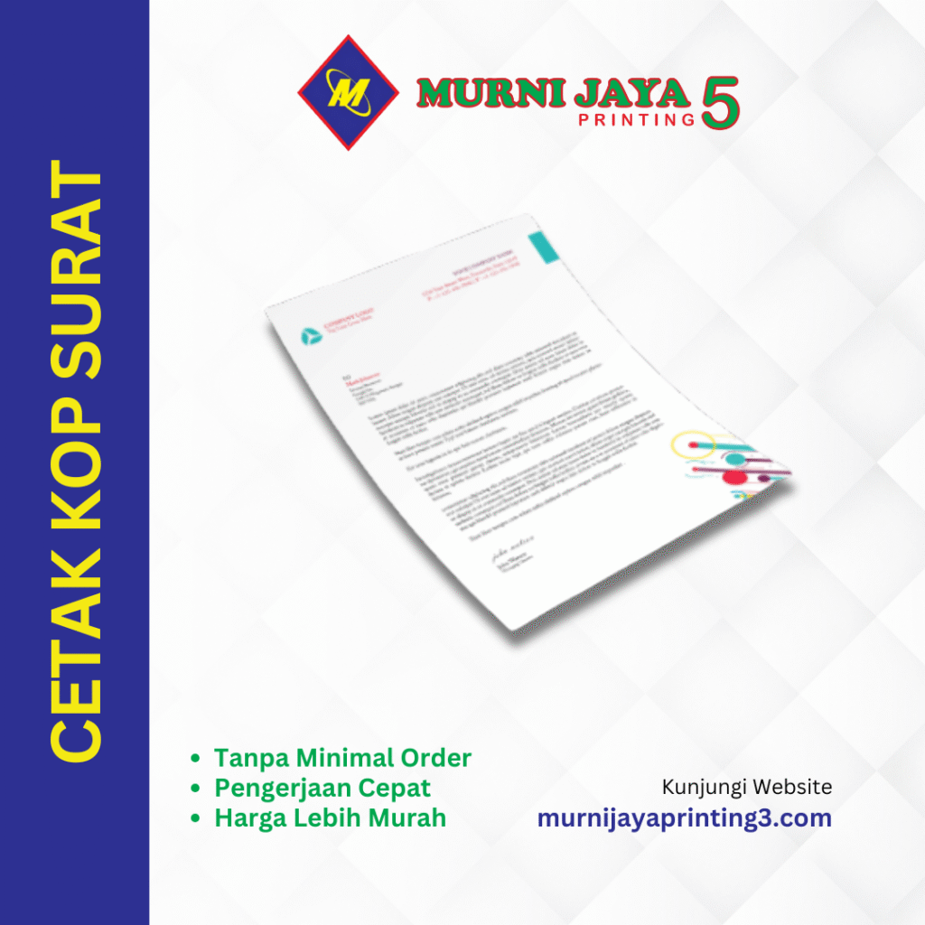 Jasa Cetak Kop Surat Express Murah di Jakarta