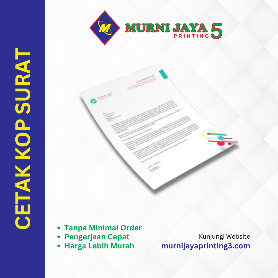 Jasa Cetak Kop Surat Express Murah di Jakarta