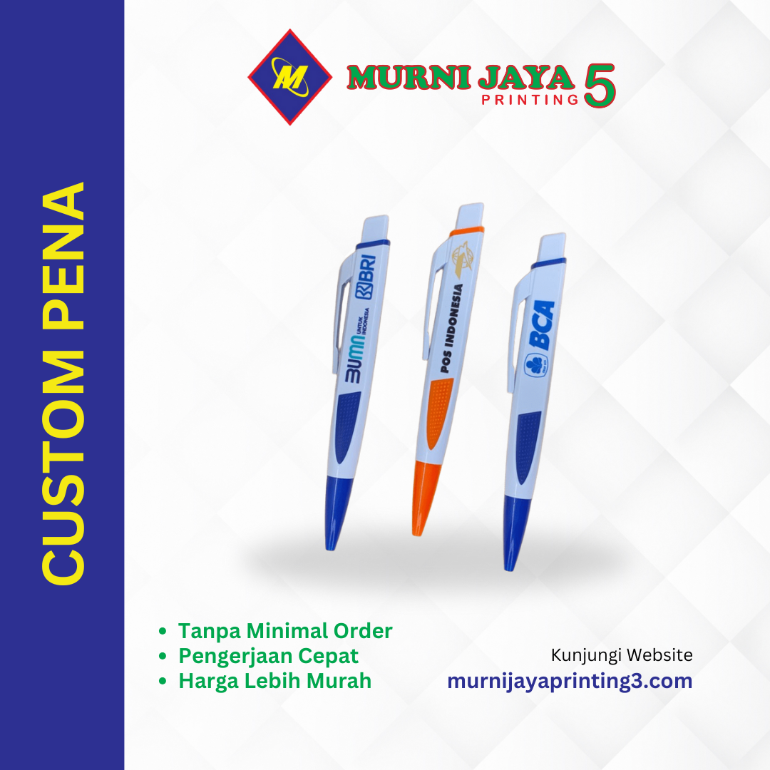 Jasa Cetak Pulpen Custom Express Murah di Jakarta